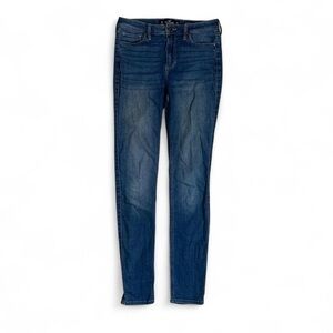 Hollister Co. Super Skinny High Rise Dark Blue Jeans